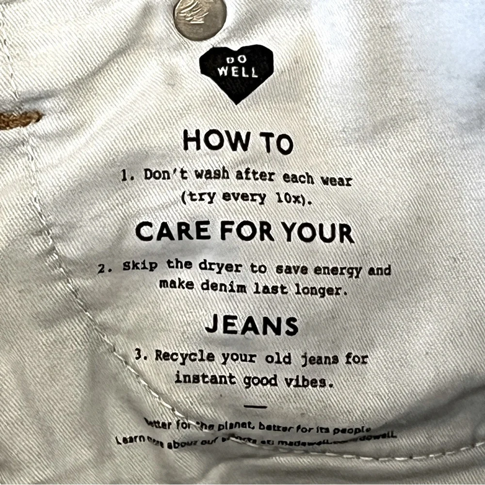 Madewell The Perfect Vintage Jean. High Waist. Blue Size 25 #977